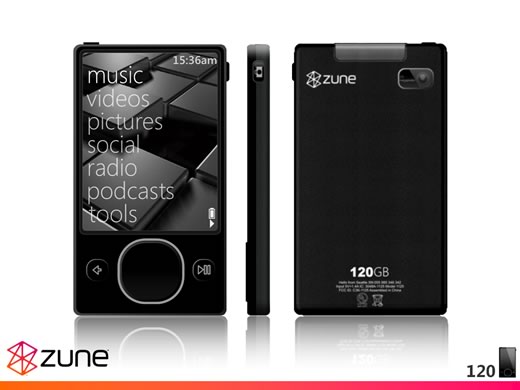 Conceptos para un futuro Zune 3